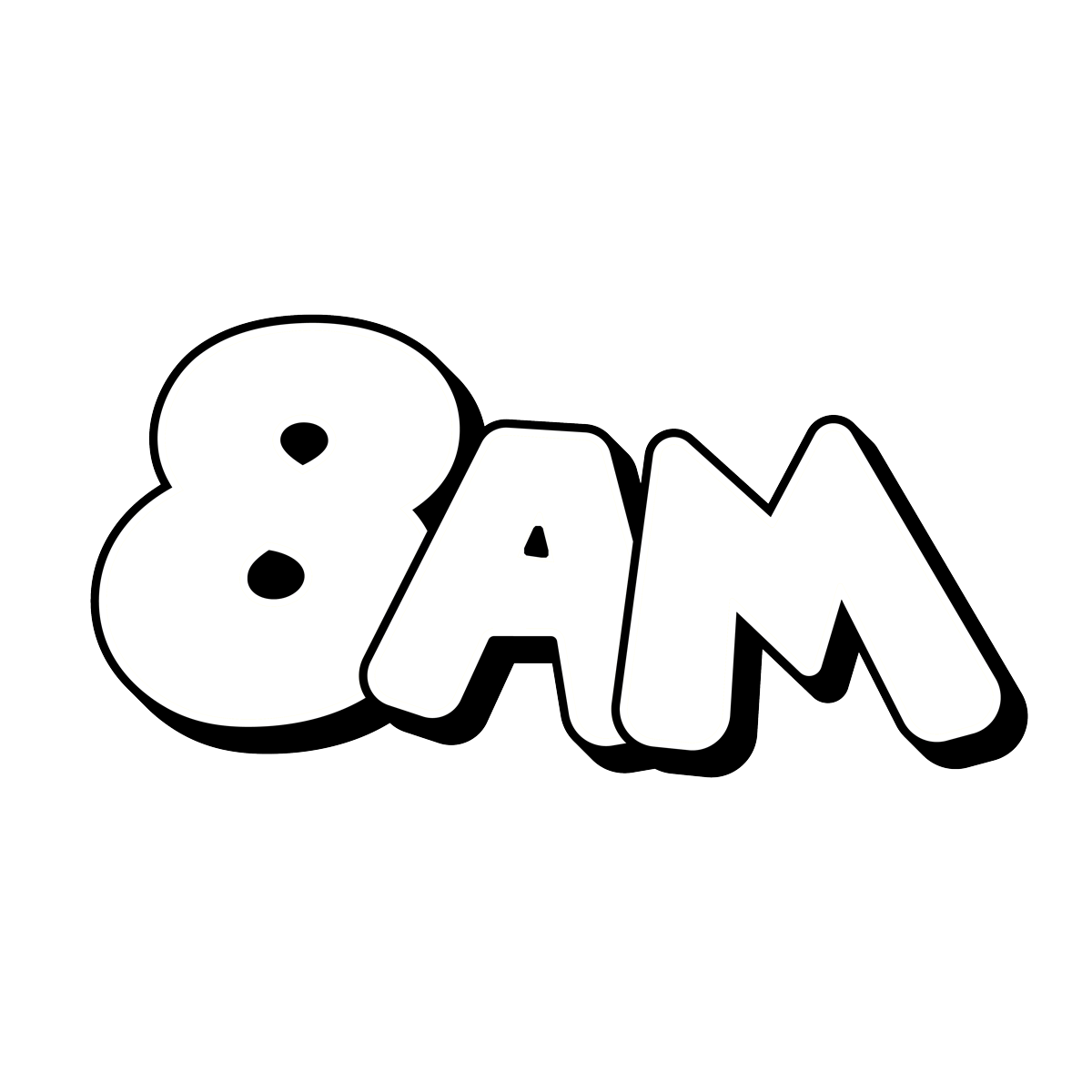 8AM logo