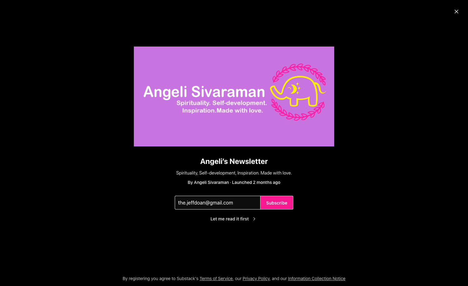Angeli Sivaraman homepage