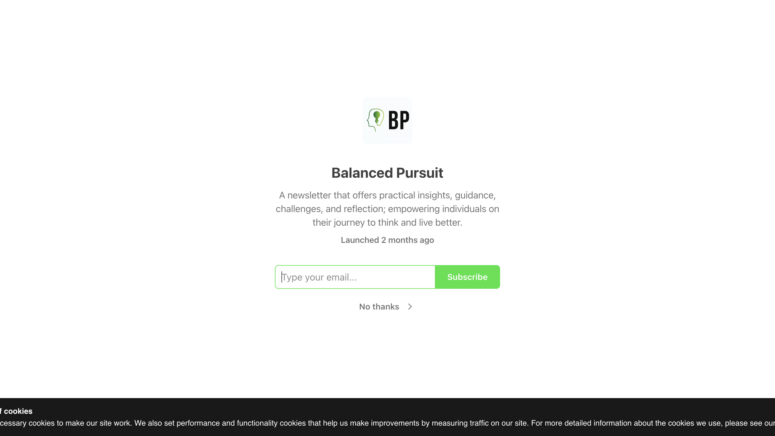 Balanced Pursuit homepage