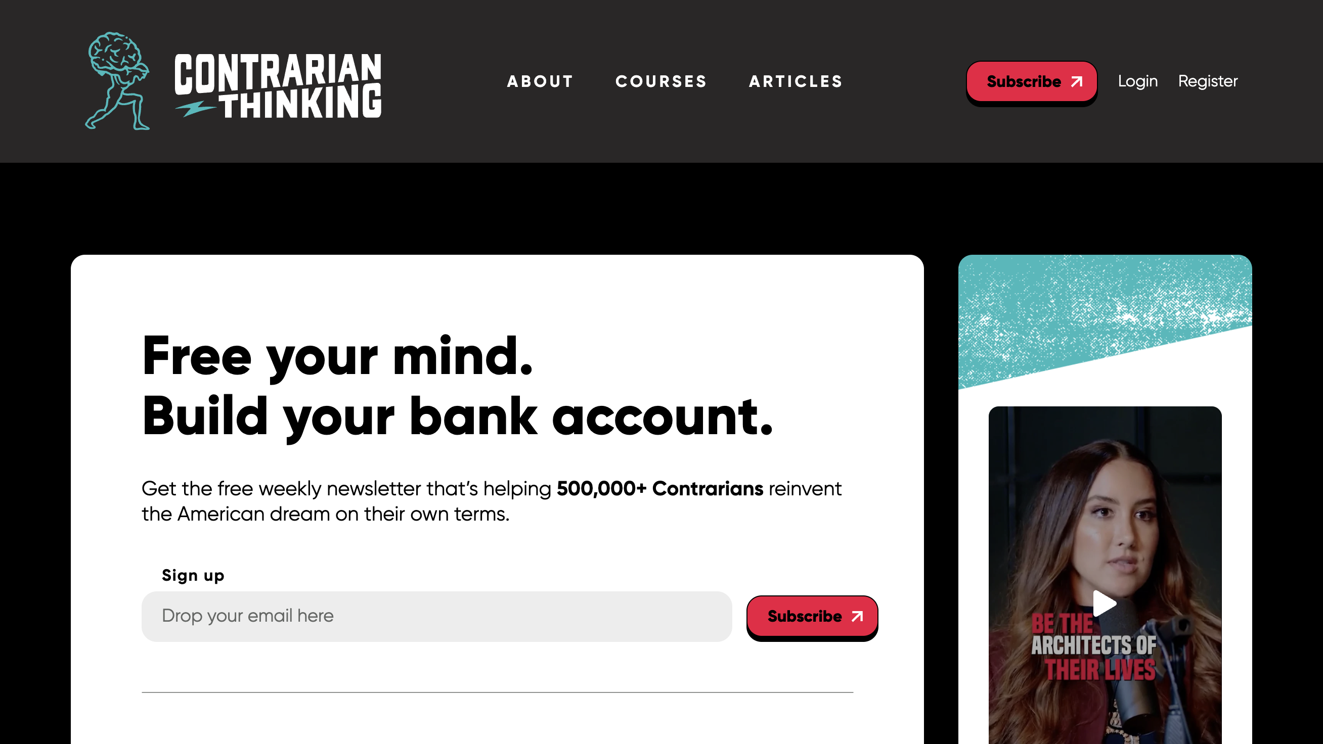 Contrarian Thinking homepage