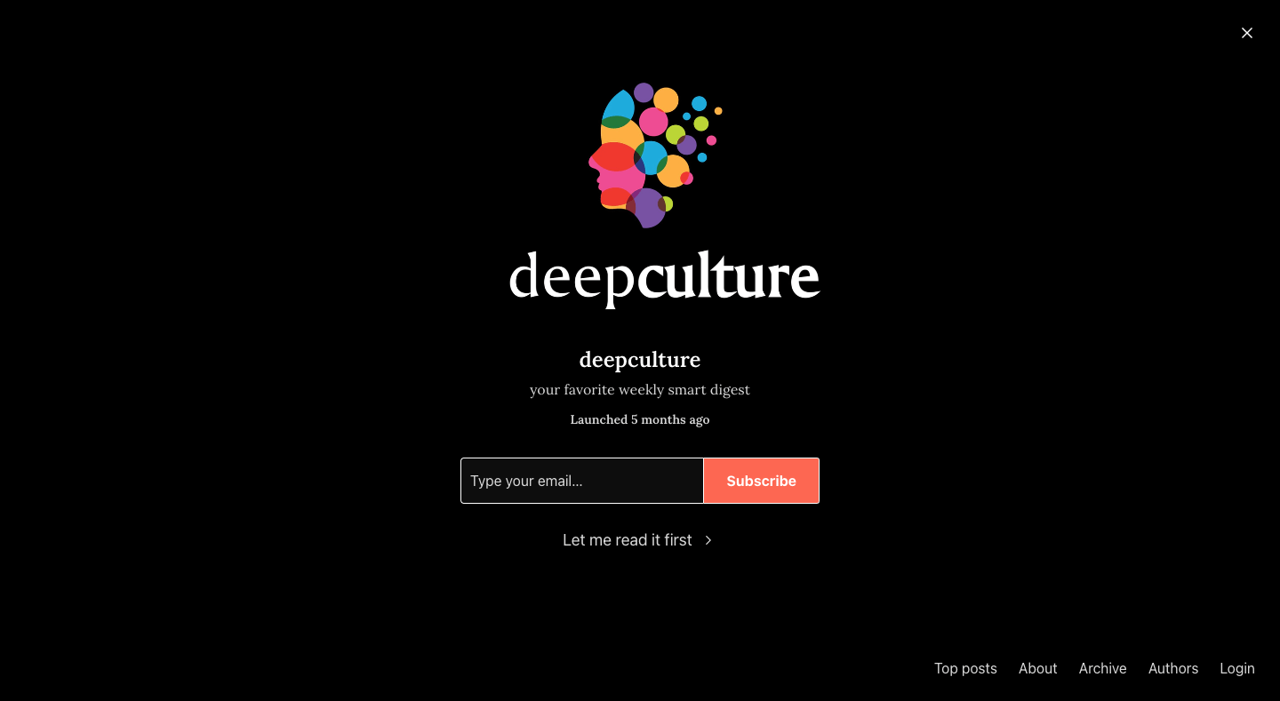 deepculture homepage