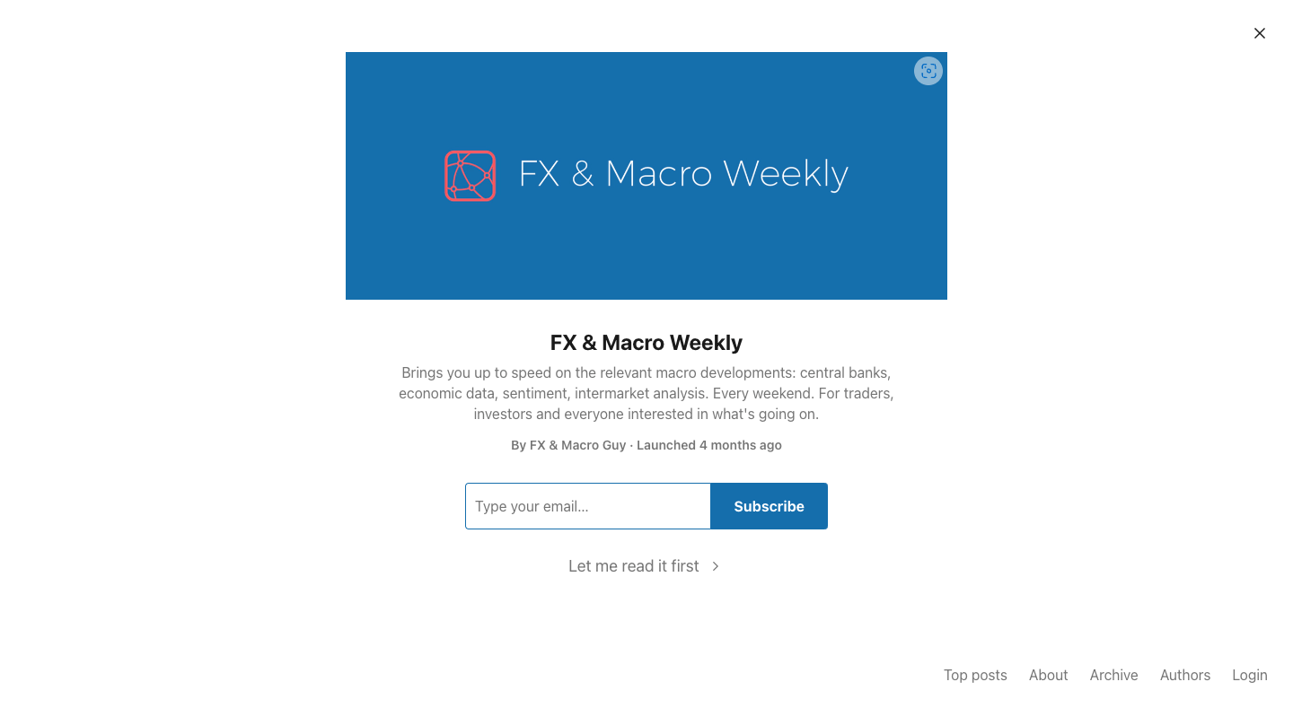 FX & Macro Weekly homepage