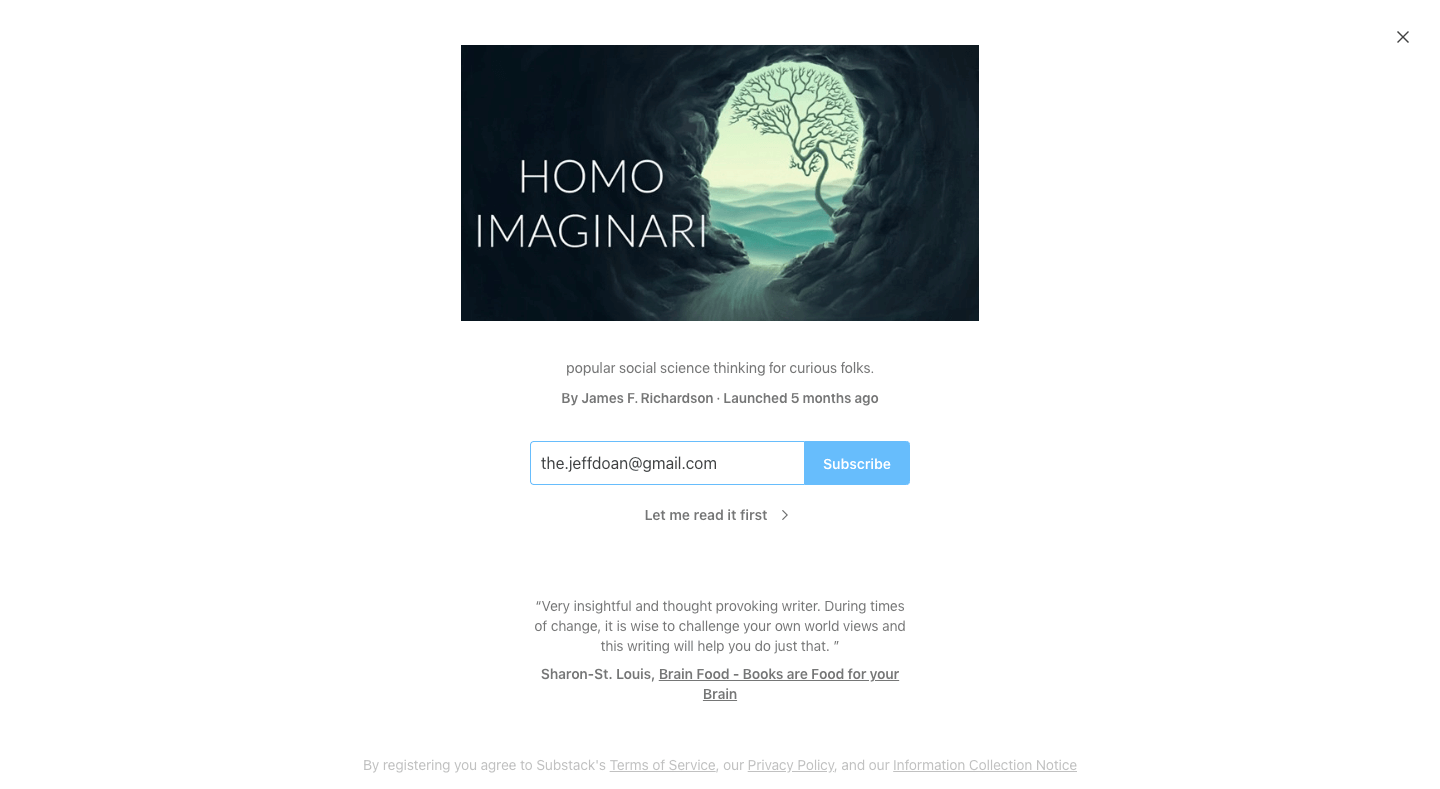Homo Imaginari homepage