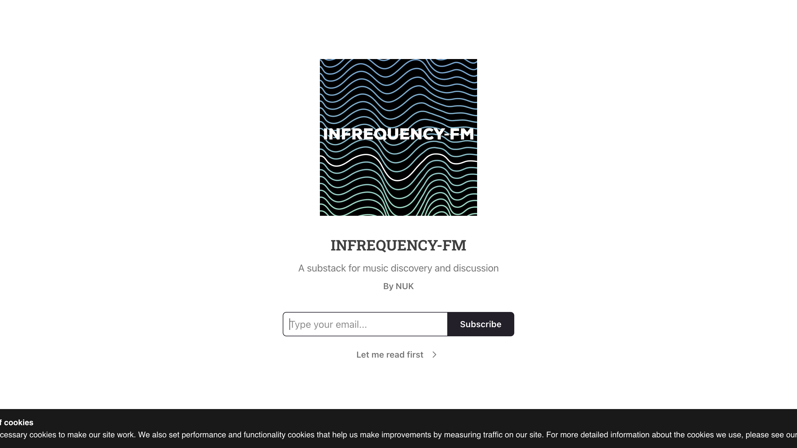 INFREQUENCY FM homepage