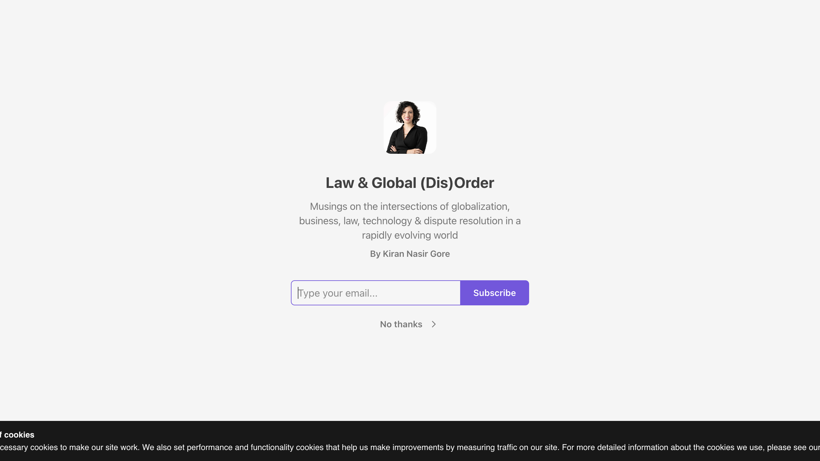 Law and Global DisOrder homepage