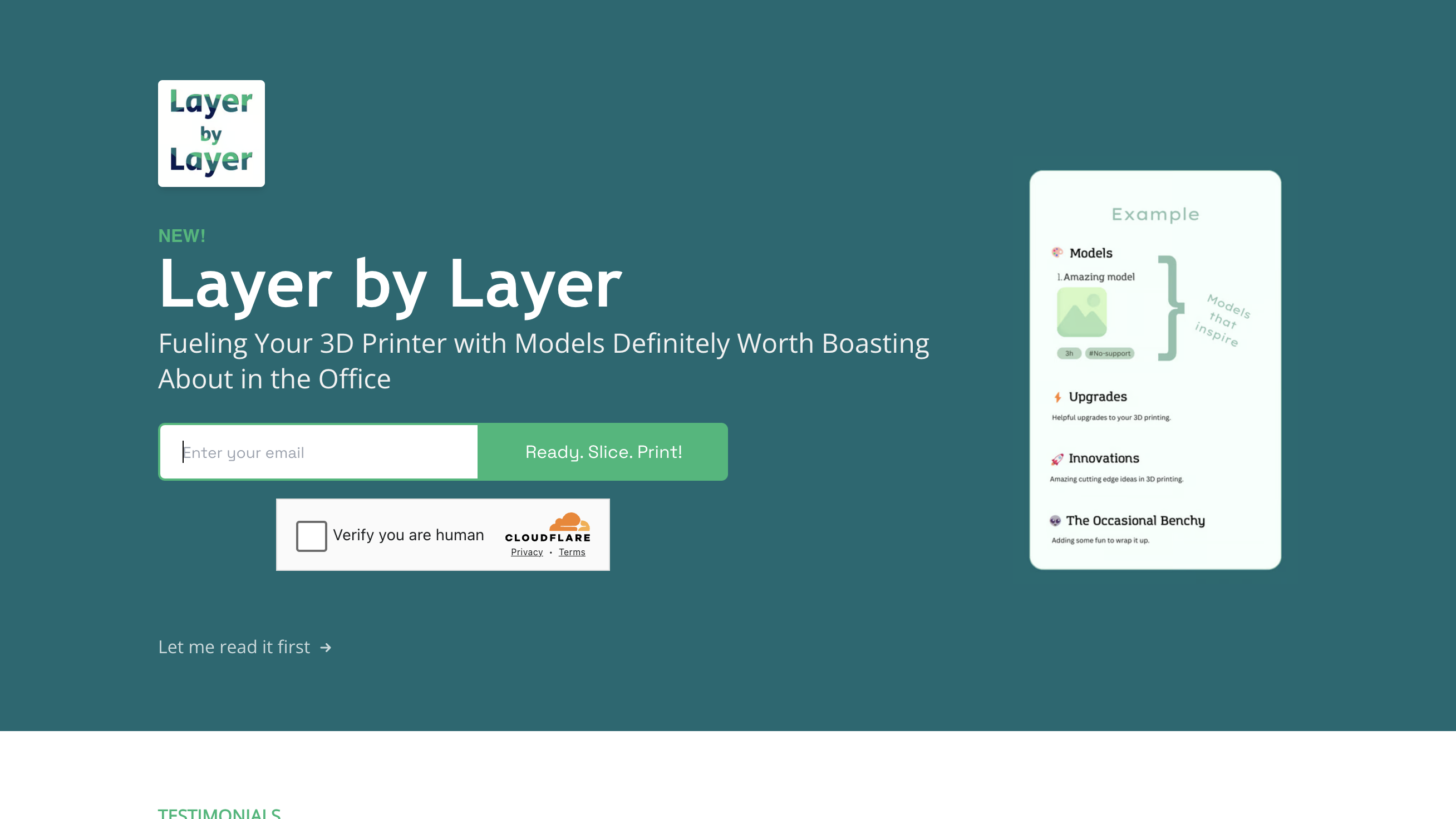 Layer by Layer homepage