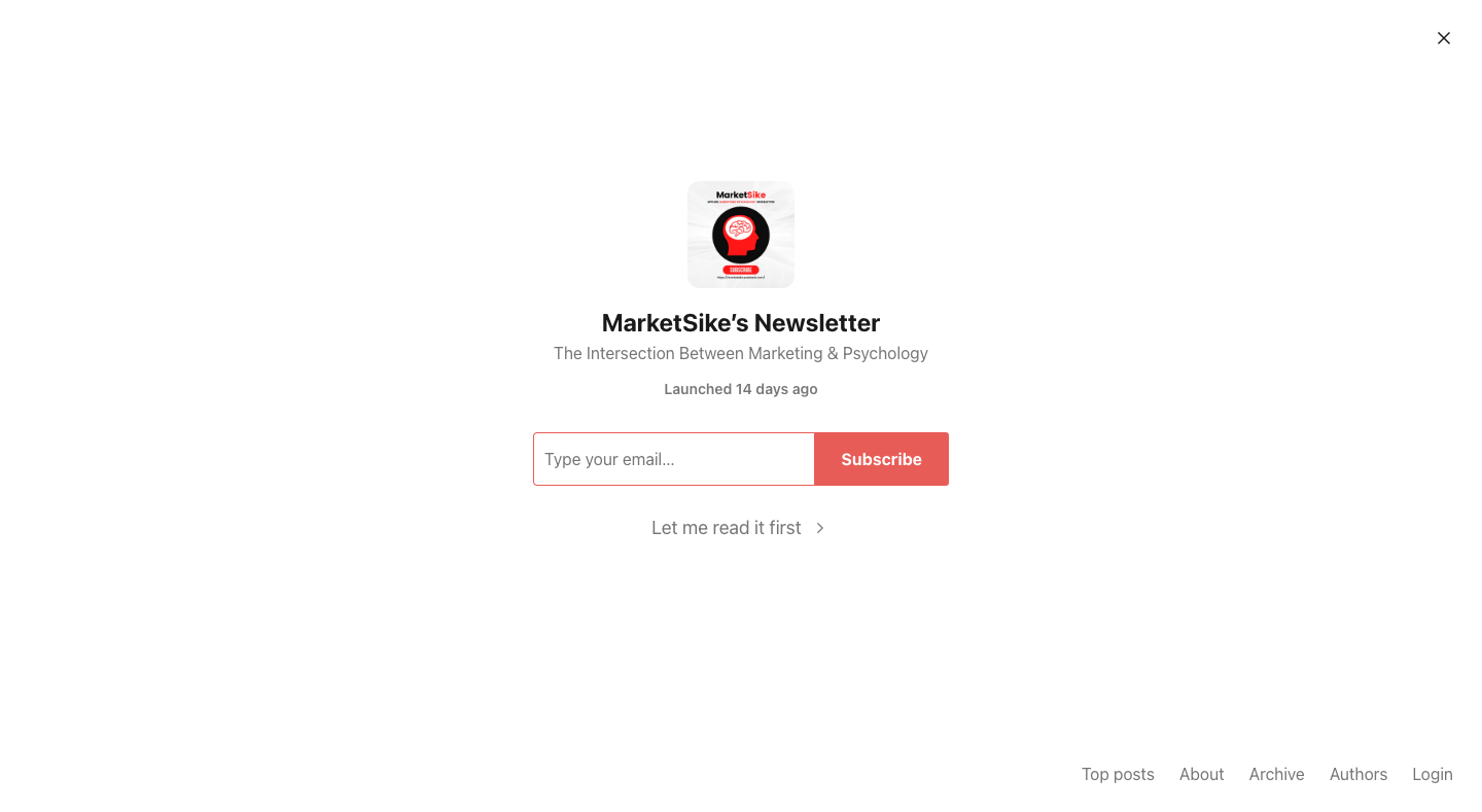 MarketSike’s Newsletter homepage