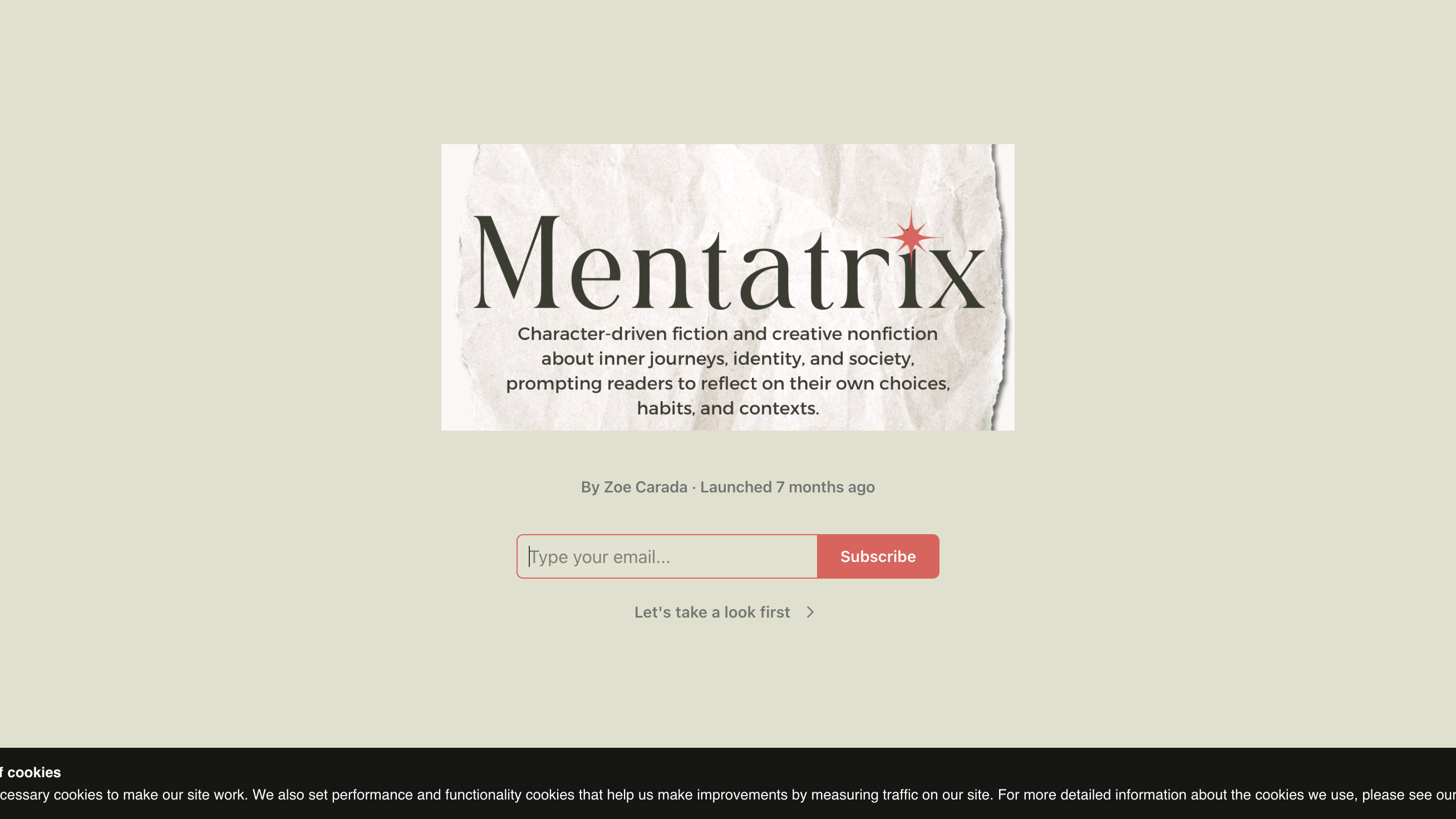 Mentatrix homepage
