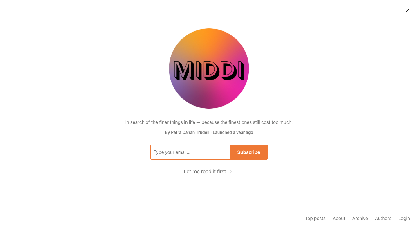 MIDDI homepage